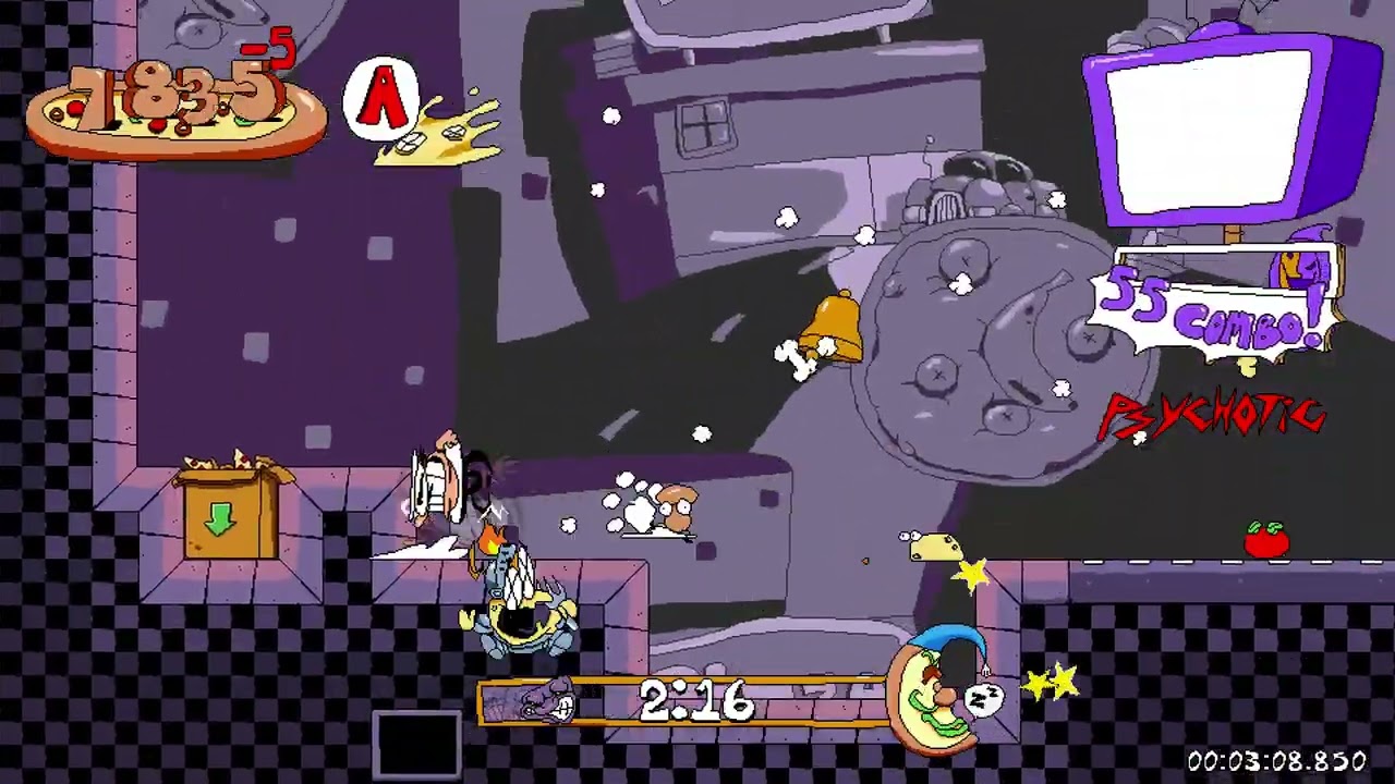 Pizza Tower (Switch 2) John Gutter P-Rank First Time 4K60