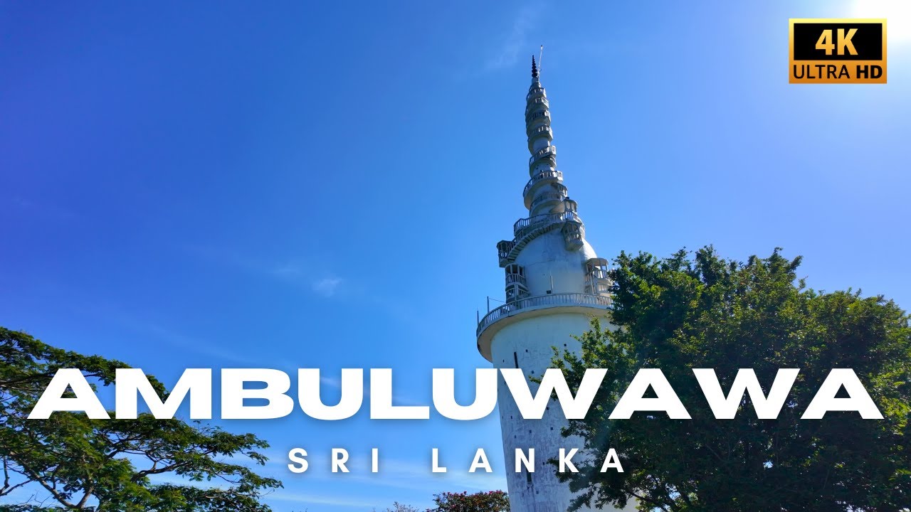 Walking to the Top of Ambuluwawa Tower - Gampola, Sri Lanka | 4K Ultra HD Virtual Tour