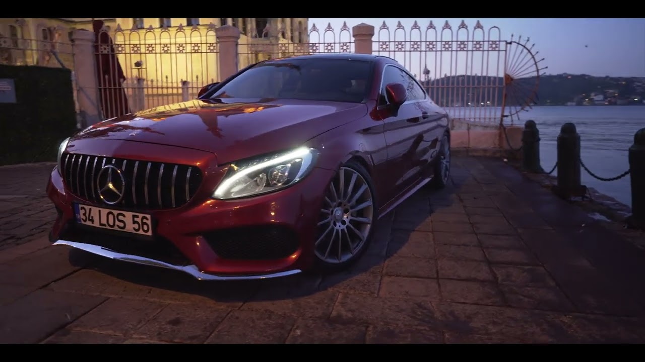 Red Mercedes Cinematic FOOTAGE | ISTANBUL GALATA TOWER