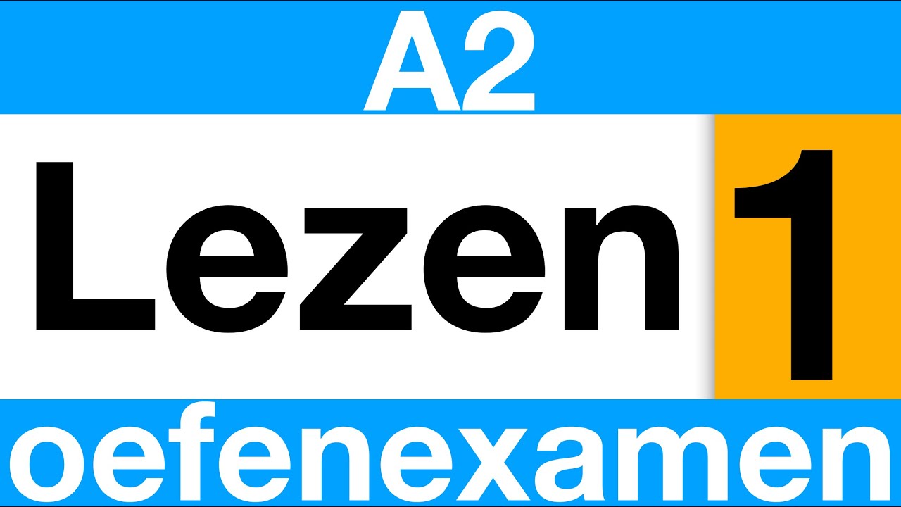 LEZEN A2 INBURGERING oefenexamen 1 2025 NT2 #inburgering  #examen  #nederlands