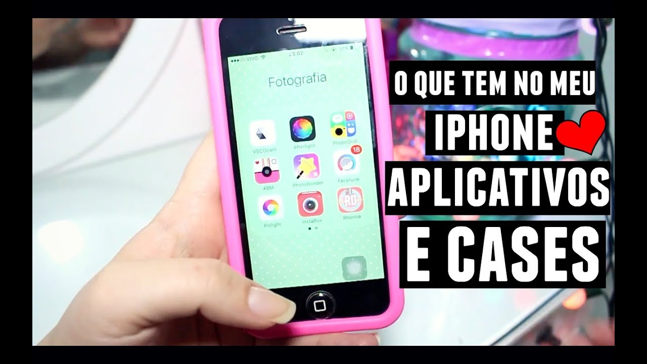 O QUE TEM NO MEU IPHONE APPS + CAPINHAS