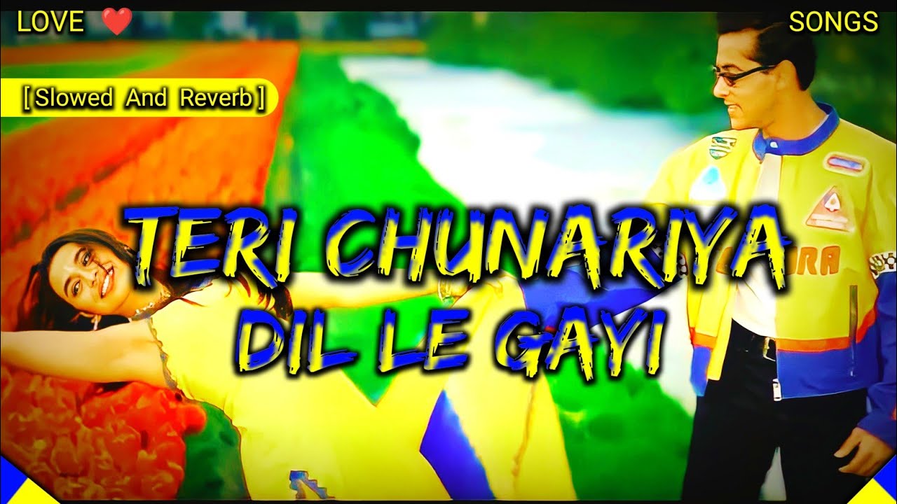 Teri Chunariya Dil Le Gayi | Slowed And Reverb | Lofi Songs Danish ❤️🎧