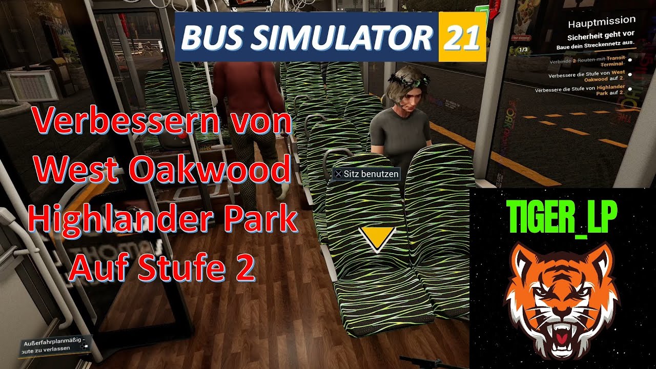 Bus Simulator21 #13 Verbessern von West Oakwood und Highlander Park auf Stufe 2 mit Batix