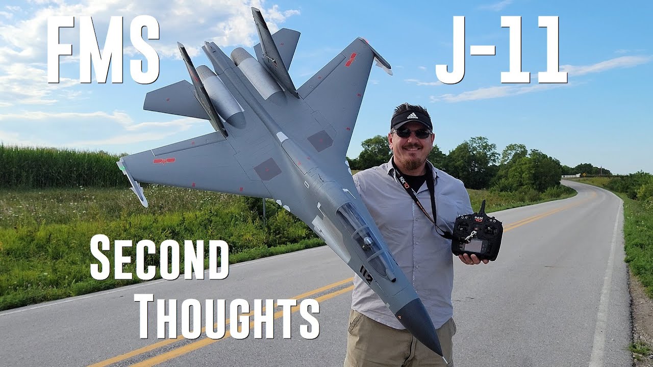FMS - J-11 - Двойной 70-мм EDF - Размышления + КРАХ!!!