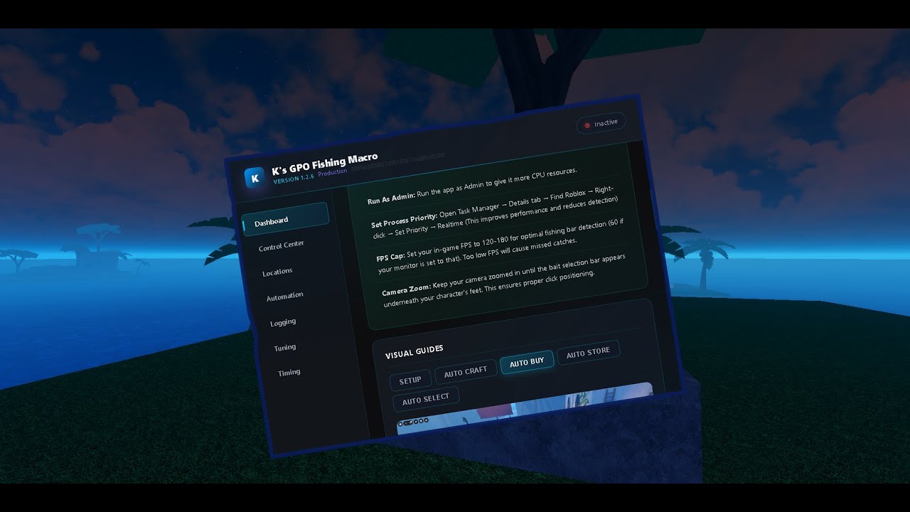 Best GPO Fish Macro 2026- K's Fishing Macro