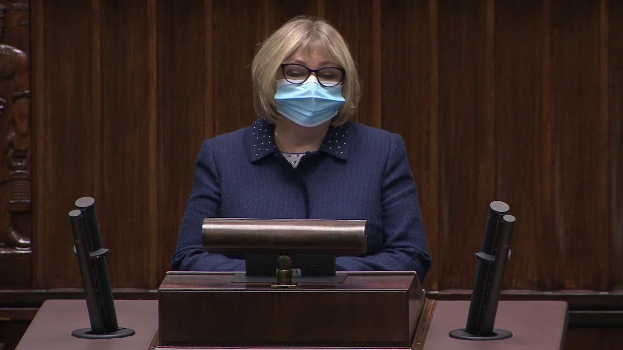 Barbara Bartuś - wystąpienie z 16 grudnia 2020 r.