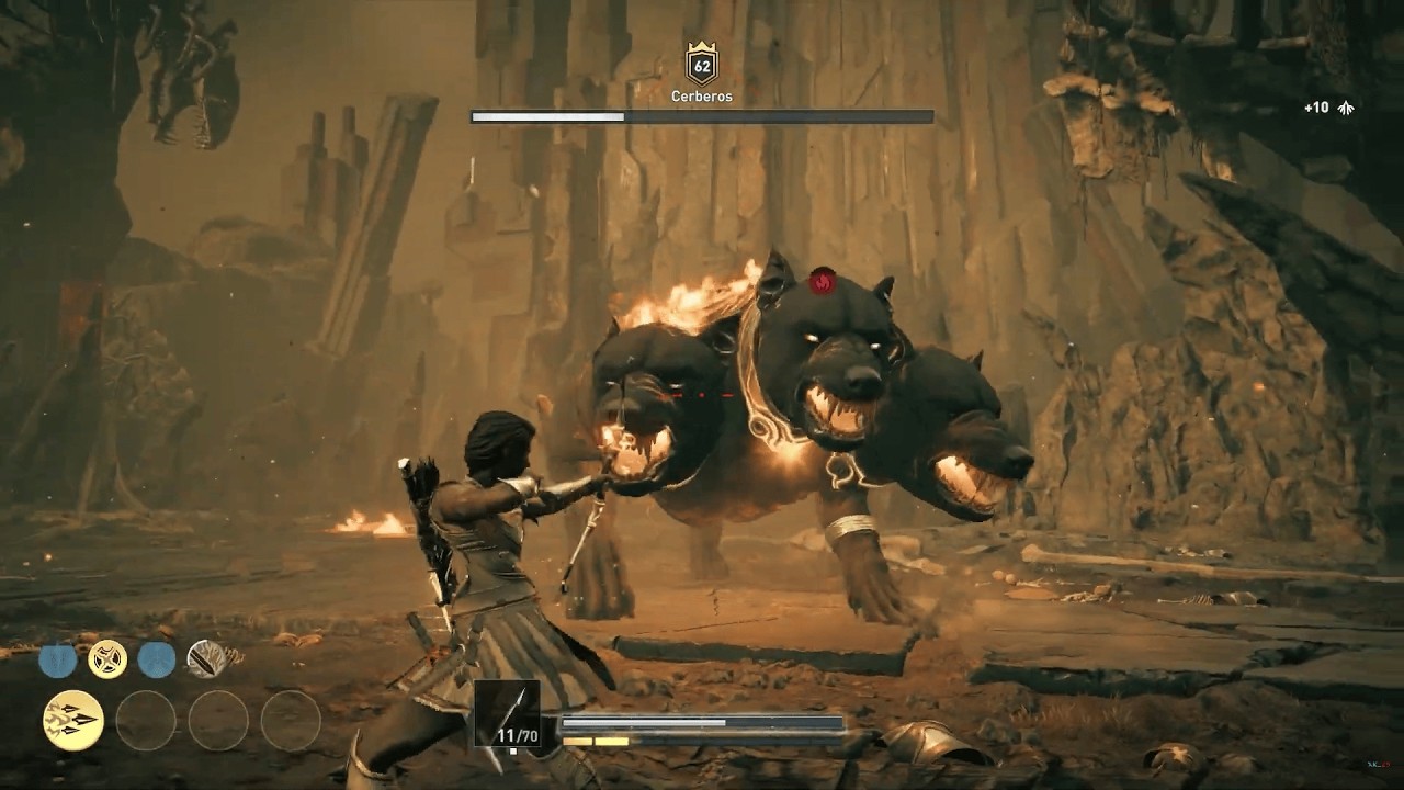 Beating The Cerberus Boss Fight - The Fate Of Atlantis | Assassin's Creed: Odyssey