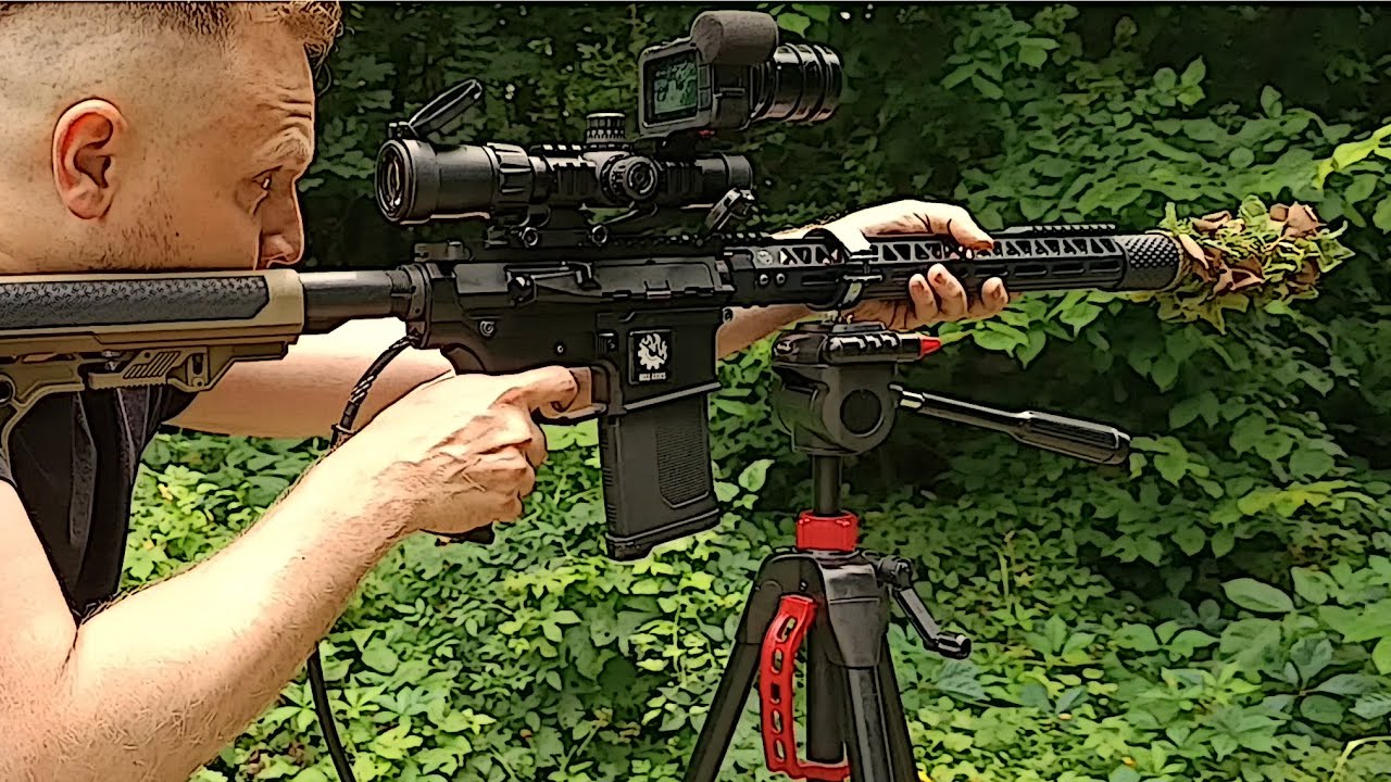 Test přesnosti DMR HPA SR25 na PolarStar F2 s tělem RetroArms