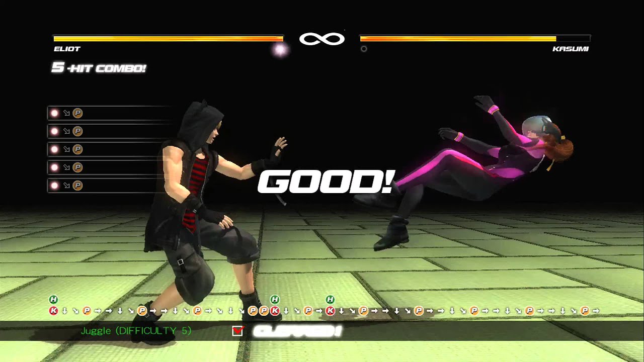 DOA5U - Eliot Combo Challenge