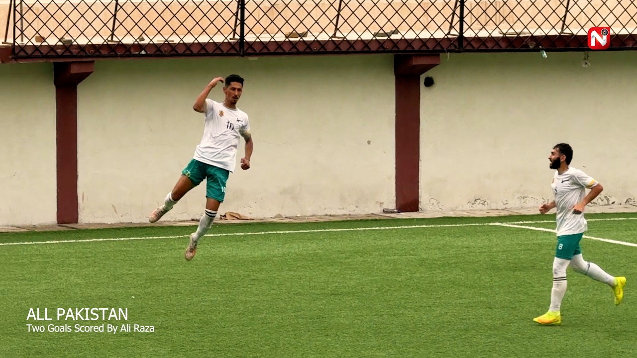 Two Goals Scored By Ali Raza