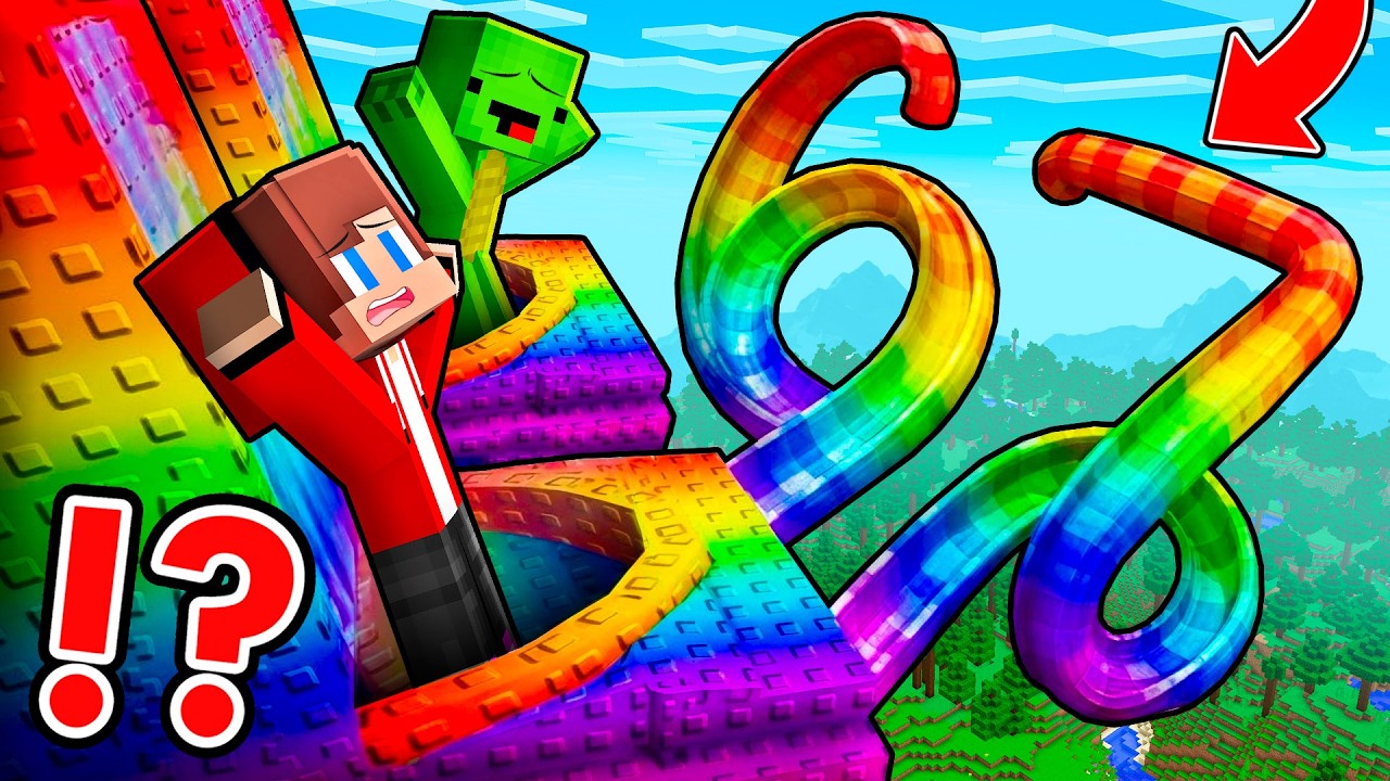JJ and Mikey Opened an EXTREME Water Park in Minecraft ! - Maizen