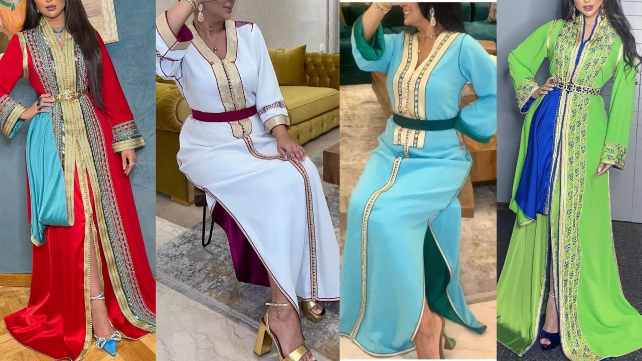 جديد قفطان مغربي بالسفيفة البلدي👍🏼 ديال لفريع موضيلات  الزمانية بلمسة عصرية أخر صيحات الموضة 2022 🇲🇦