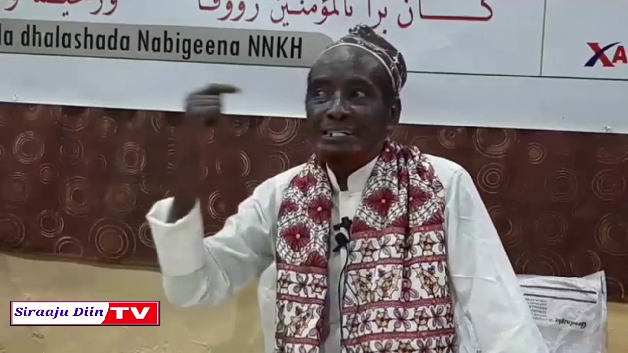 Shiikh Siciid Suufi Ayaa NEBI Amaan Aad U Macaan Ka Qaaday Xaflad ixtifaalka NEBIGA ﷺ Daawo 👀