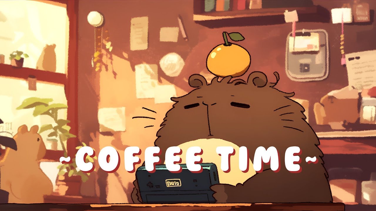 Capybara Music Channel - Study & Chill Music Mix ~ Relaxing Vibes ~ 🦫 📝