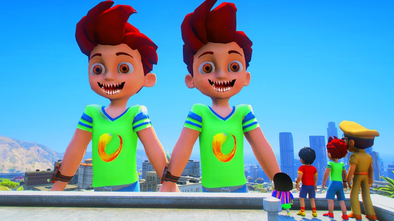 LITTLE SINGHAM WITH SHIVA KICKO SHINCHAN FOUND BIGGEST EVER KICKO IN GTA 5 #5