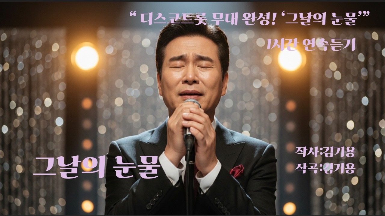 [감성트로트] 그날의 눈물 – 가슴을 울리는 70·80년대 디스코트롯 발라드 #디스코트롯 #감성트로트  #창작트로트 #발라드트로트 #추억의노래  #80년대감성 #트롯신곡 #트롯무대