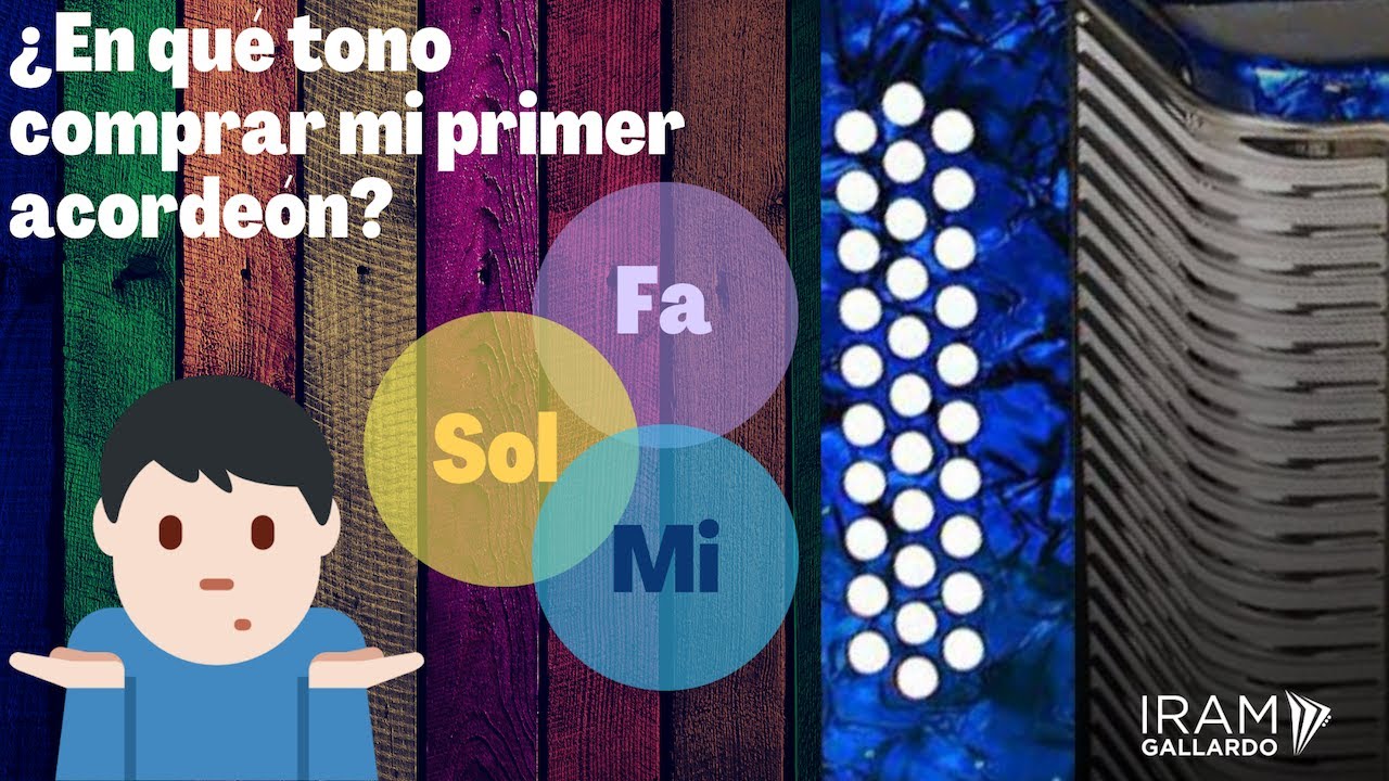 ¿En qué tono debo comprar mi primer acordeón?