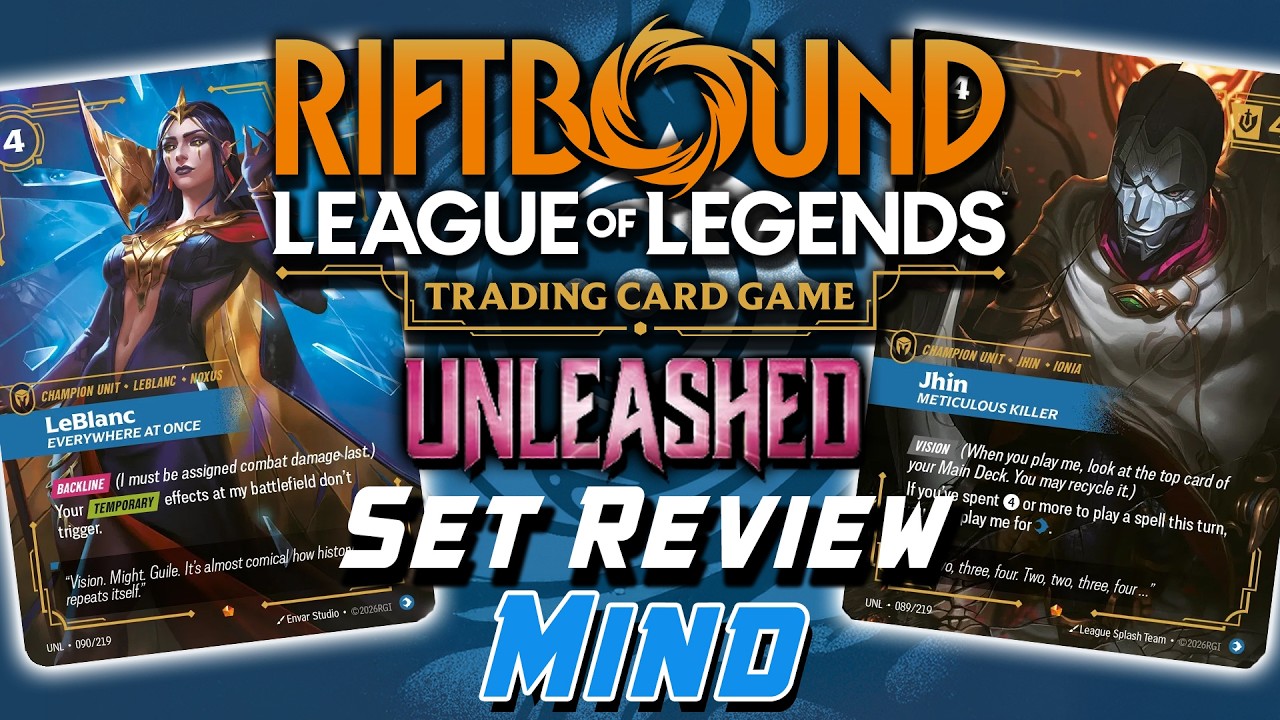 RIFTBOUND TCG EVERY MIND CARD in Set 3 RANKED! | Unleashed Set Review