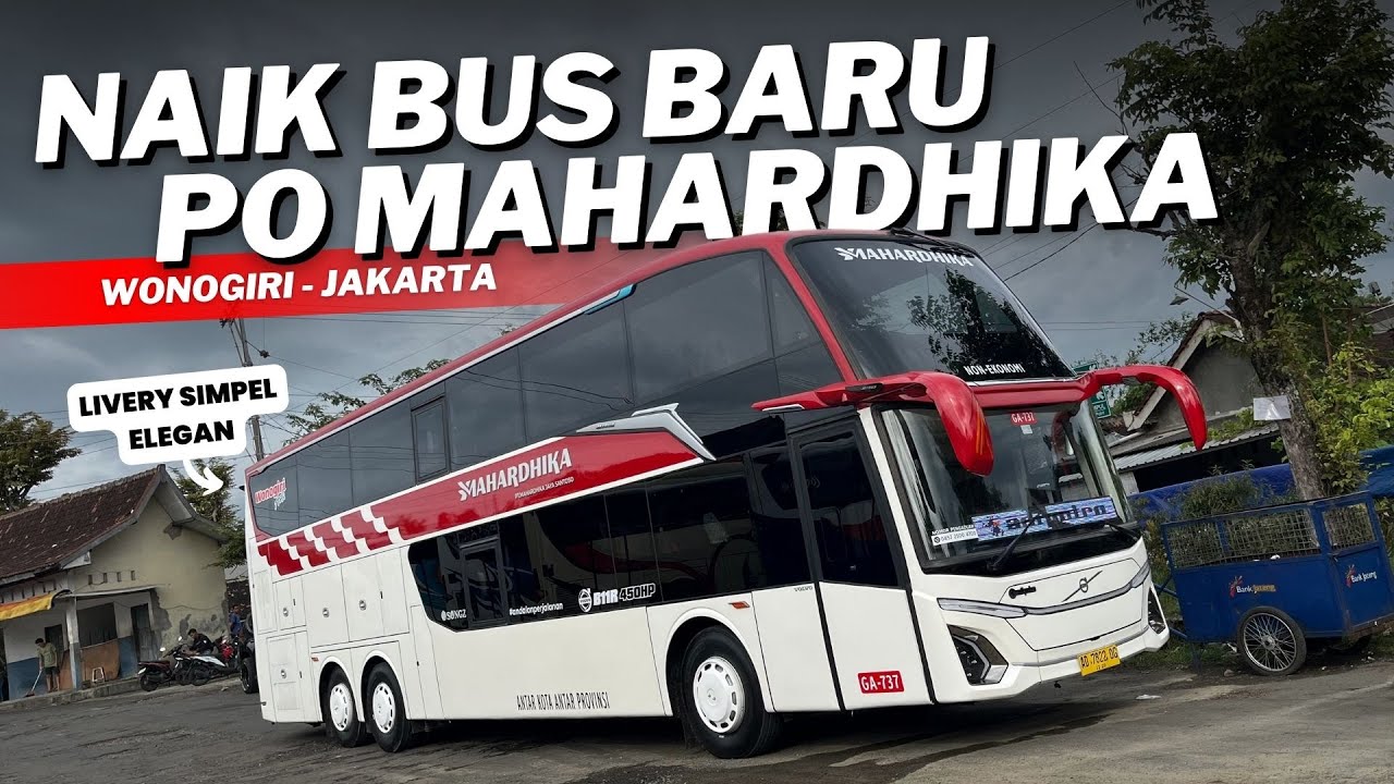 PERTAMA KALI KE PURWANTORO ‼️ NAIK BUS TINGKAT TERBARU MAHARDHIKA 😍 Trip Purwantoro - Jakarta