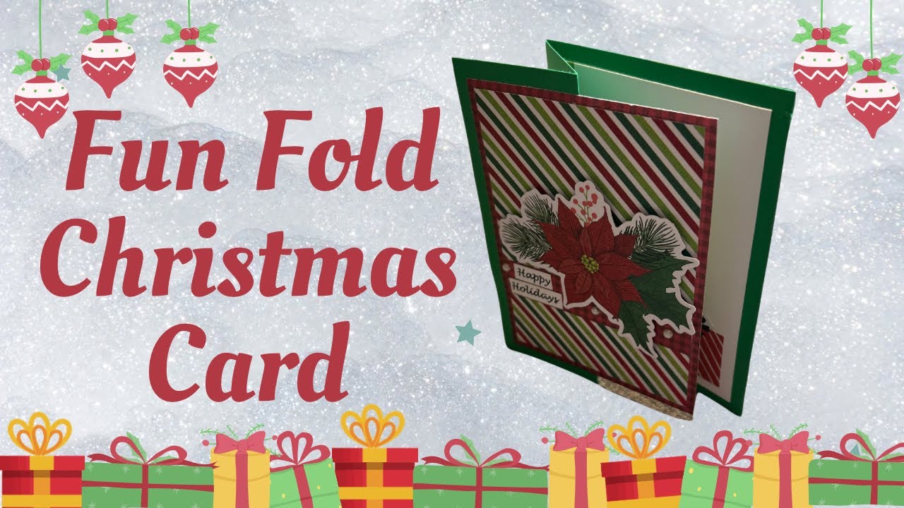 Fun Fold Christmas Card that even beginners can make! 