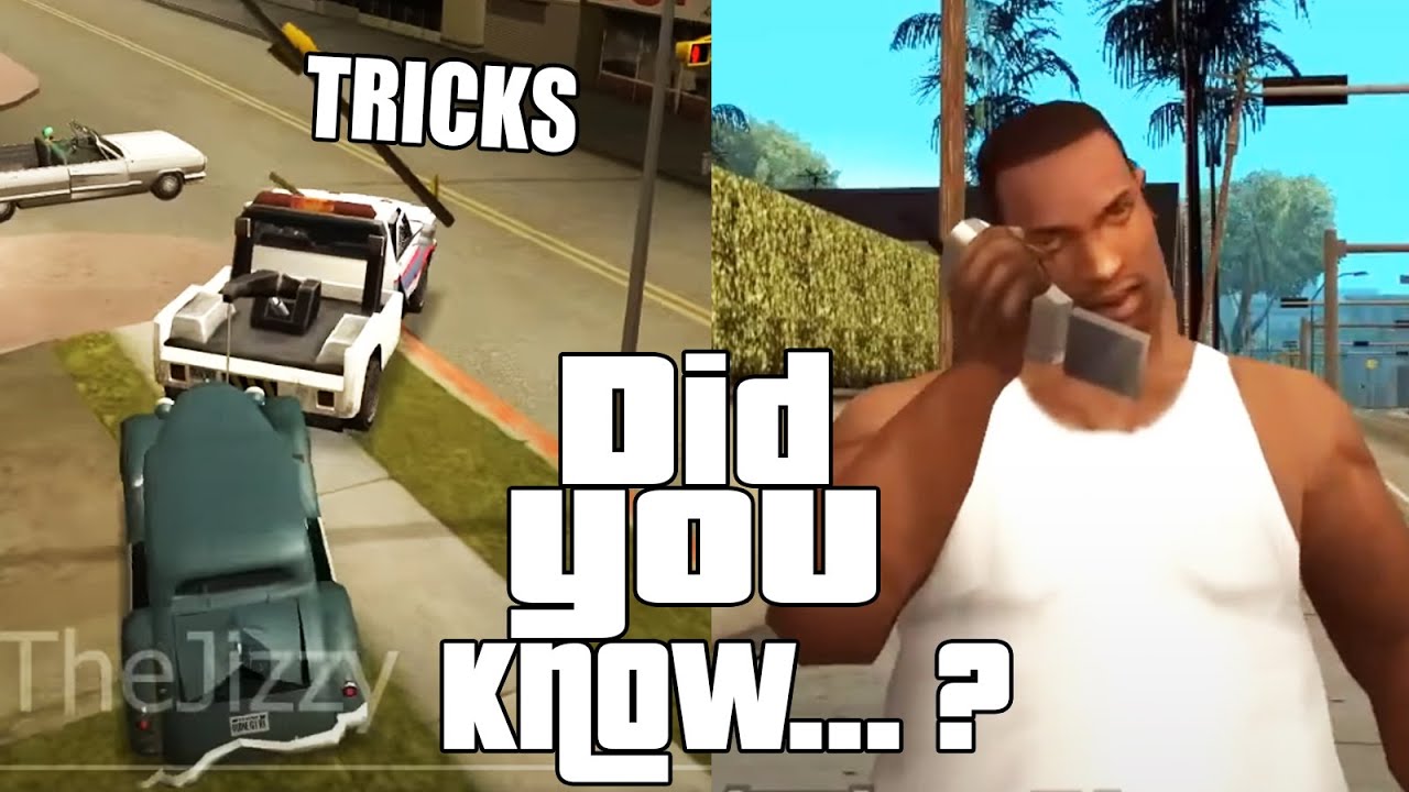 GTA San Andreas Secrets and Facts 25 Brian Johnson, Tricks, Ghost Car Mysteries