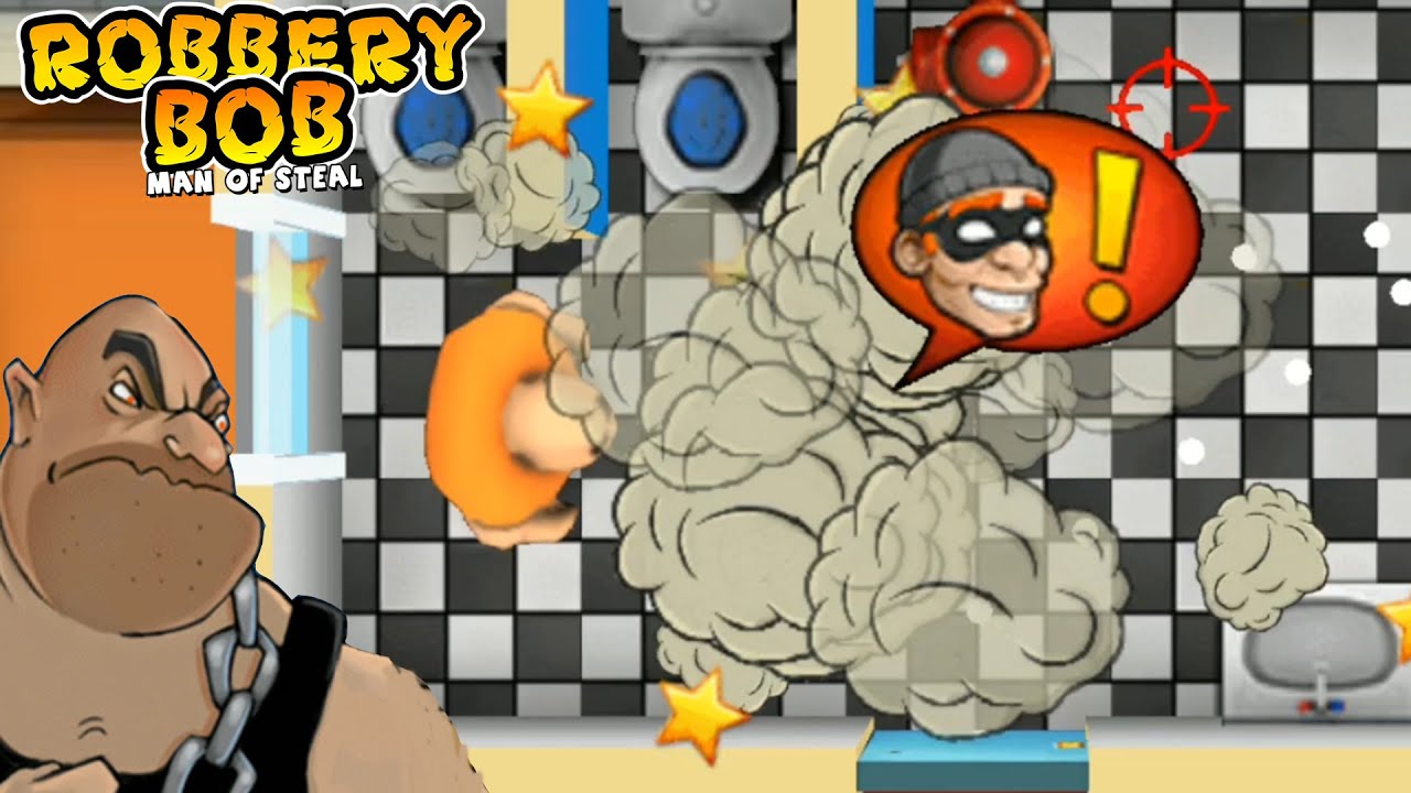 Robbery Bob 1 - Orange Biff Using Teleport mine #20