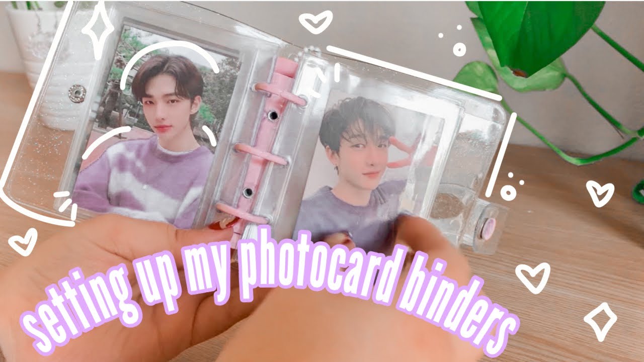 unboxing + setup my photocard binders with me | A5, A7