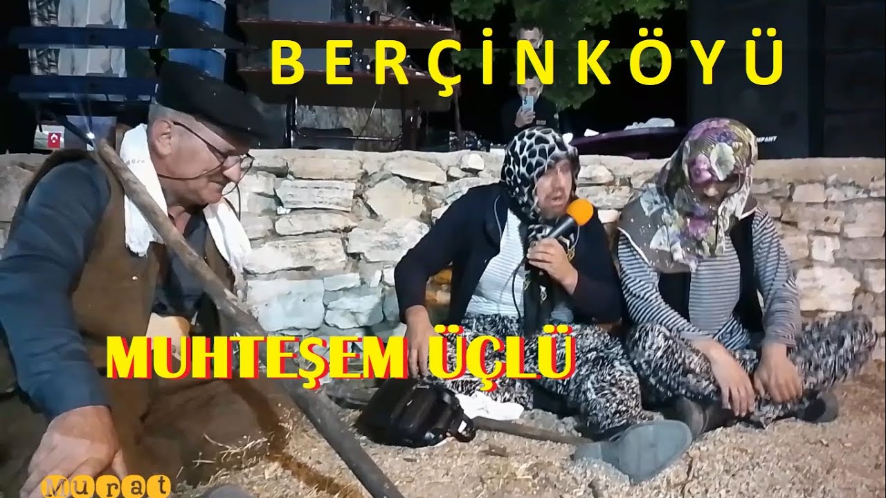 Köyümüzün muhteşem üçlüsü herkesi eğlendirdi.. Ve Domaniç Oyun Havası