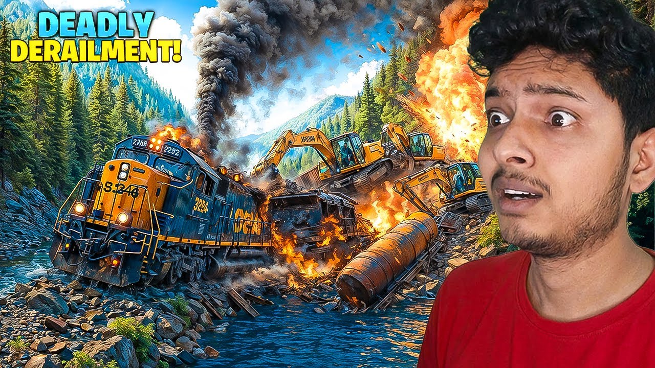 THIS ACCIDENT DESTROYED THE WHOLE TRAIN | DERAIL VALLEY #13