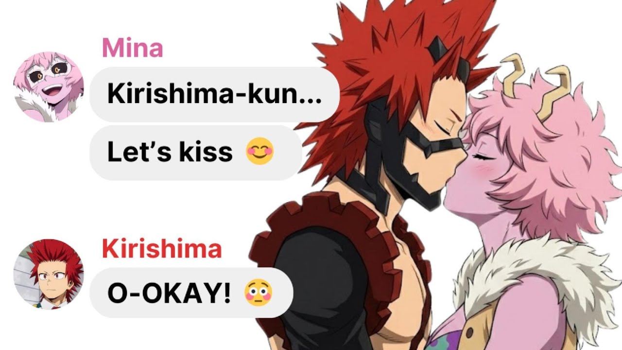 If Everyone Caught Kirishima Kissing Mina | My Hero Academia IG DM Skit