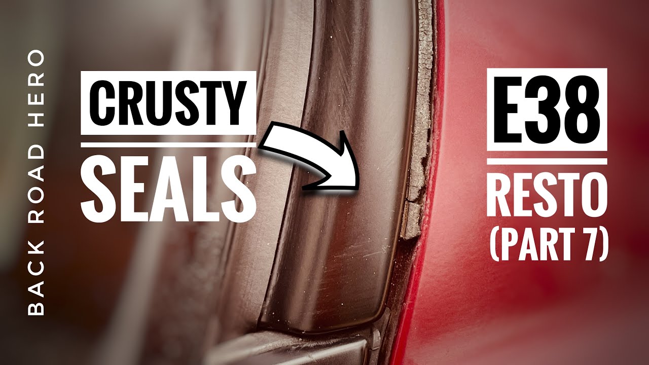 #7 BMW 7 Series e38 restoration. Trim Seal Replacement. (Part 7)