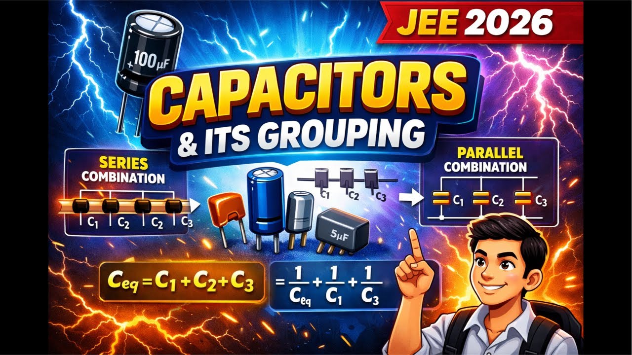 B D GURUKUL is live | capacitors and its grouping