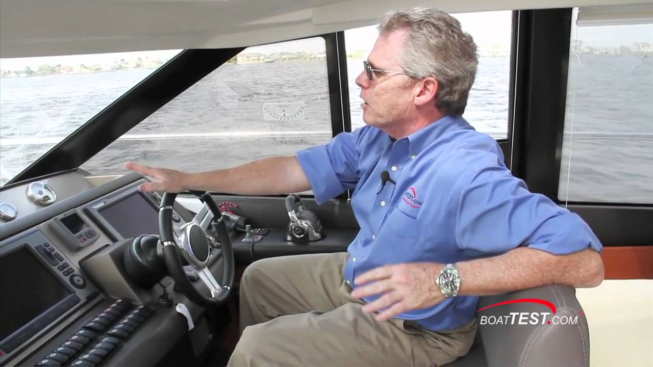 Prestige 500S  2011 Motoryacht  - Performance and Handling Test - By BoatTest.com.mp4
