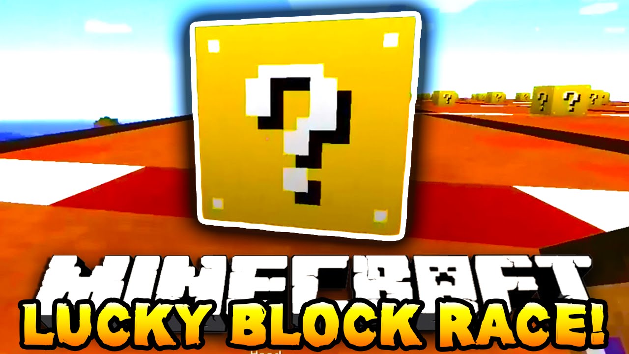 Minecraft LUCKY BLOCK RACE! #5 (Crazy Race Game) - w/ THE PACK!