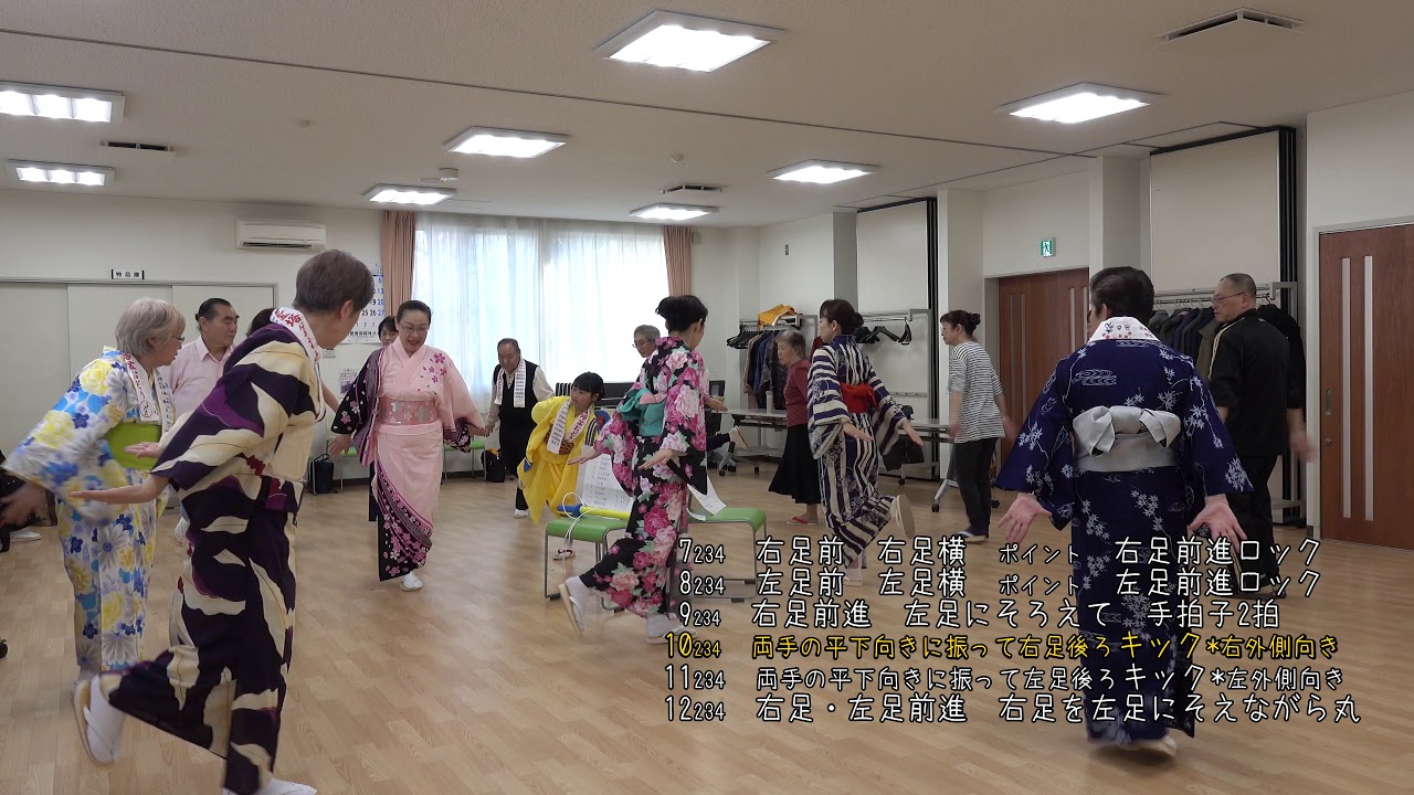 「どだればちサンバ」　忠霊塔盆おどり会　　講師　小島ゆみこ先生