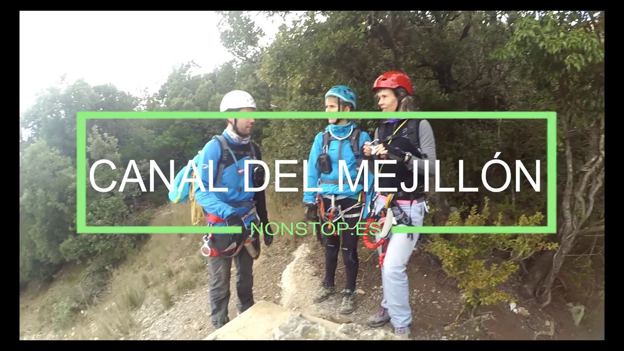 Rápeles en la CANAL DEL MEJILLÓN en MONTSERRAT