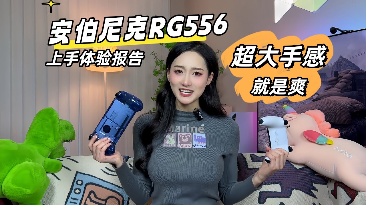这掌机真是越做越大呀！安伯尼克RG556上手体验报告！