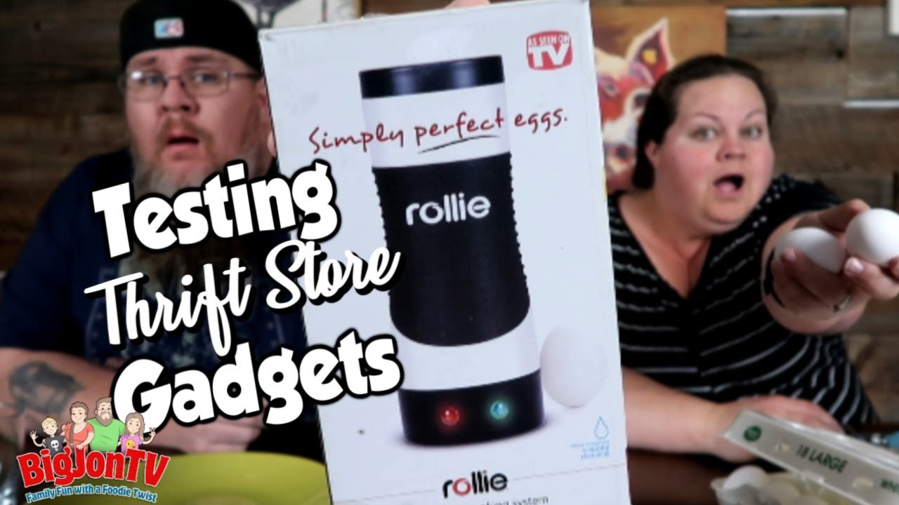 As Seen on TV  || Rollie Eggmaster || Thrift Store Gadget Test
