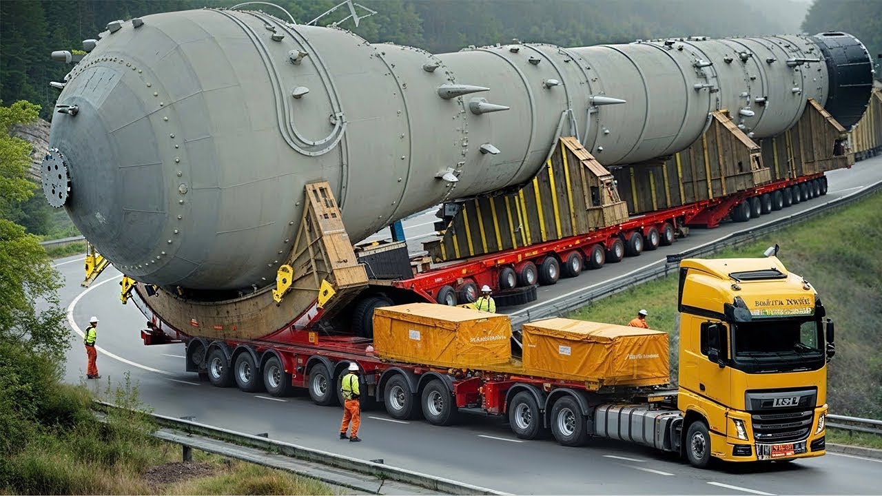 The world's most dangerous heavy transport machines caught on camera! Incredible moments!
