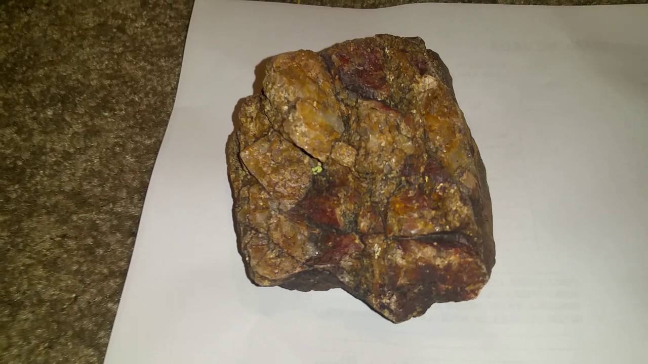 Gold ore samples
