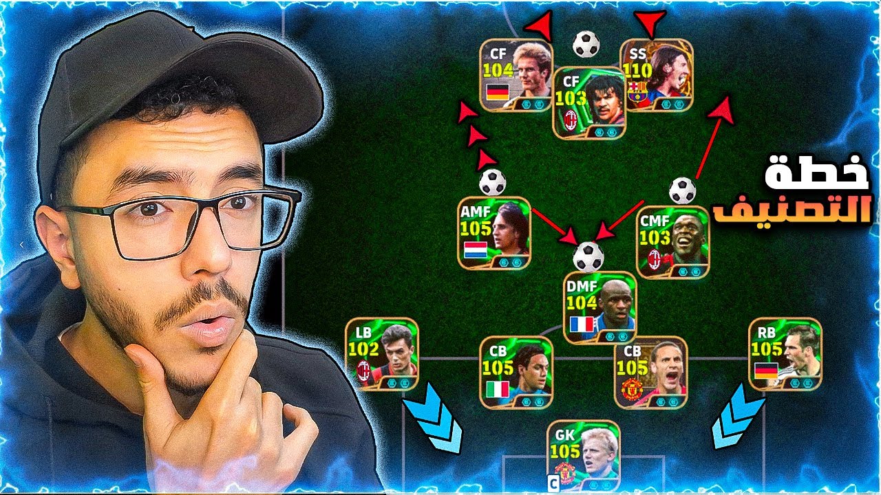 جربت العب بخطط المصنفين🤩تكتيك رهيب🔥efootball2026