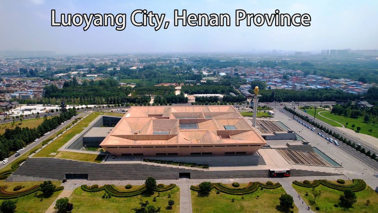 Aerial China：Luoyang City, Henan Province河南省洛陽市