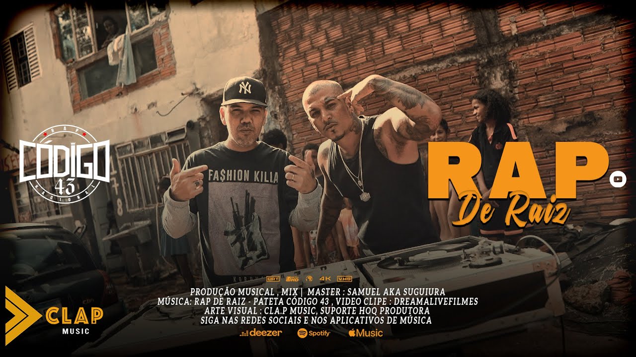 Pateta c&oacute;digo 43, Samuel aka Suguiura - Rap de raiz (V&iacute;deo Clipe)