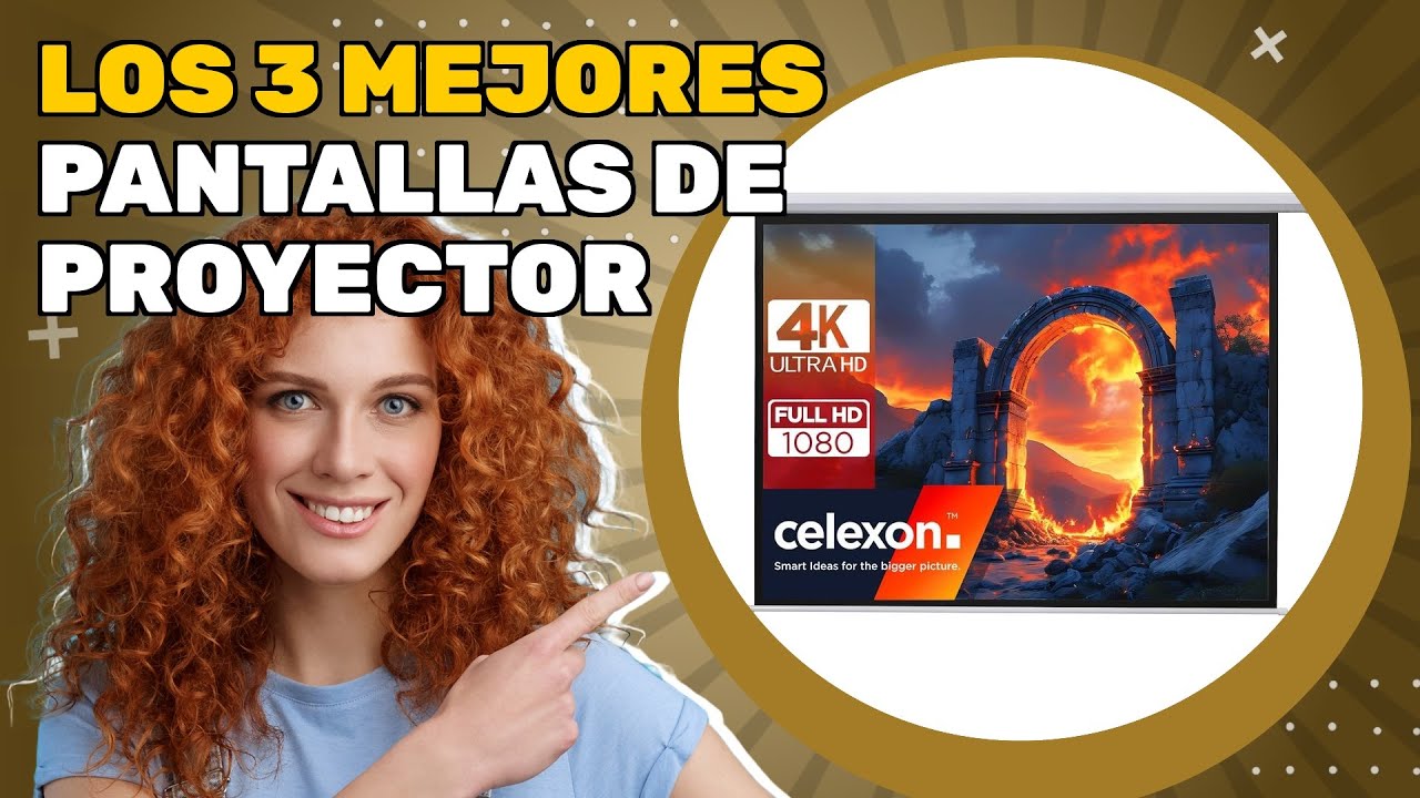 Los 3 mejores pantallas de proyector 2026: una selección que no te defraudará