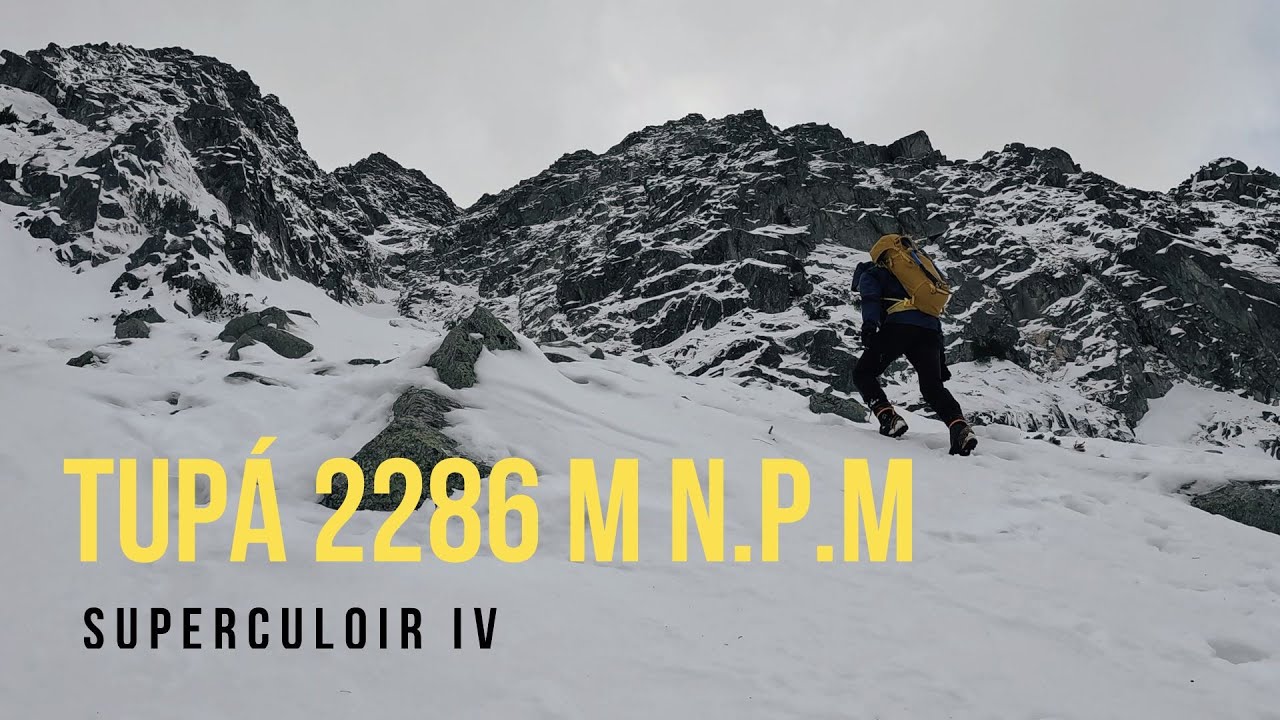 Superculoir IV |  Tupá 2286 m n.p.m. | Tatry | 4K