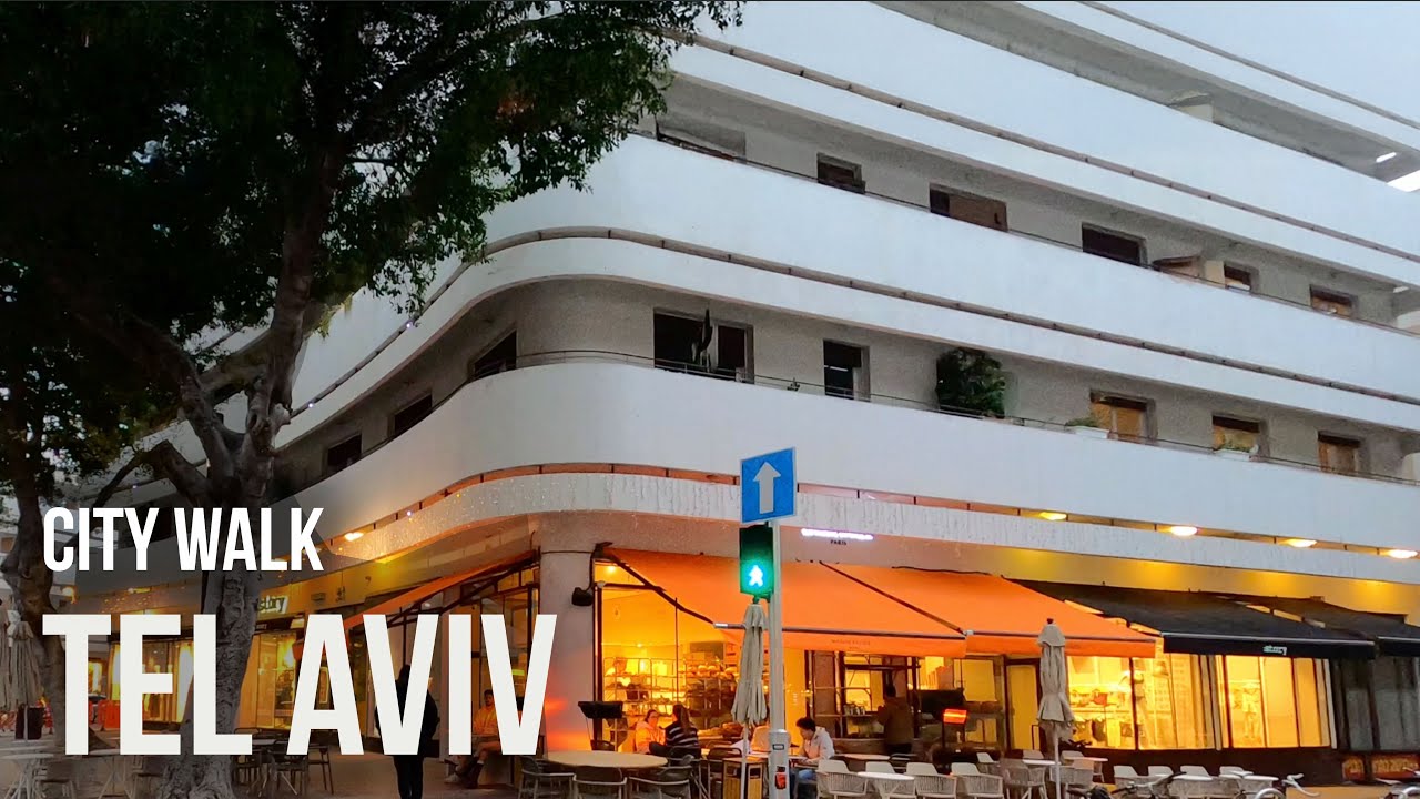 Evening  Walk in Tel Aviv Hits Different 🇮🇱 | Dizengoff Square to the Beach [4K]