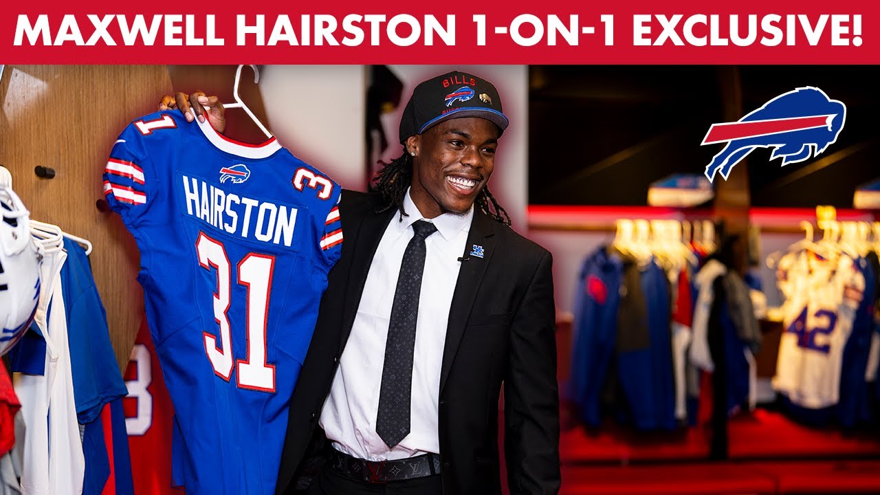 Maxwell Hairston Talks Playing Style, Music, Family And More In Exclusive Interview! | Buffalo Bills