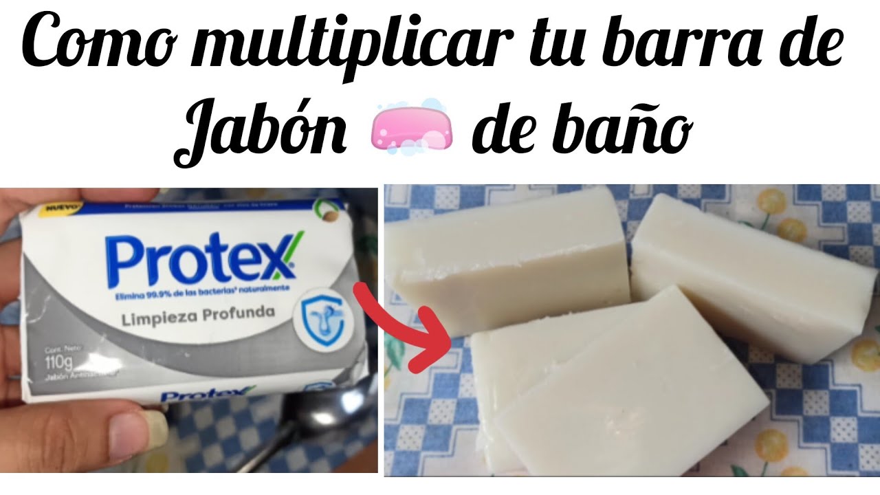 cómo multiplicar una barra de jabón 🧼  de baño
