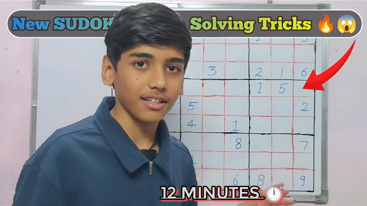 Republic Day Special SUDOKU Solving Tricks 🔥🪄 | Intermediate Sudoku puzzle 🧩
