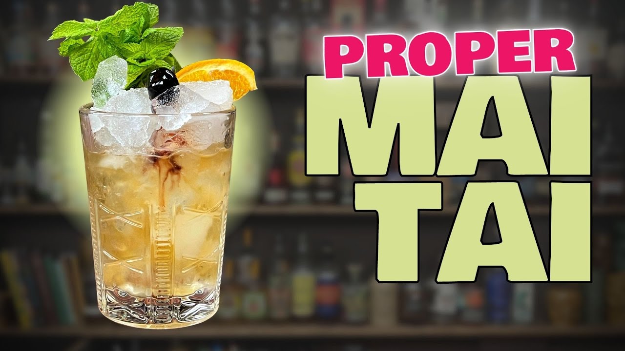 The REAL Mai Tai Recipe | Easy Tiki Cocktails ft the original Mai Tai Recipe!